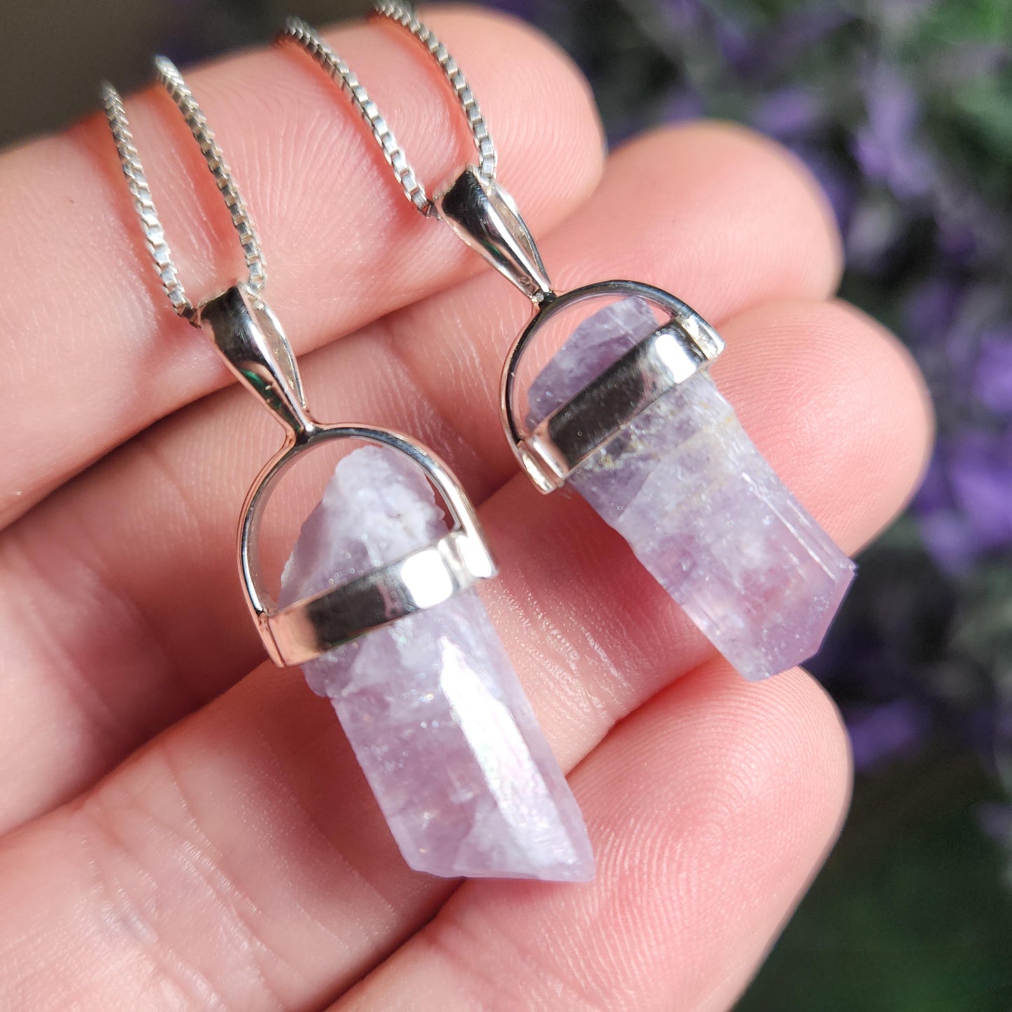 Purple Scapolite Pendant