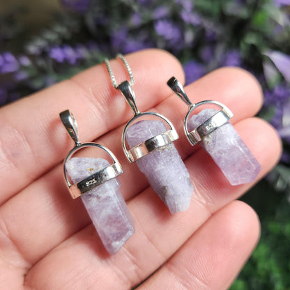 Purple Scapolite Pendant