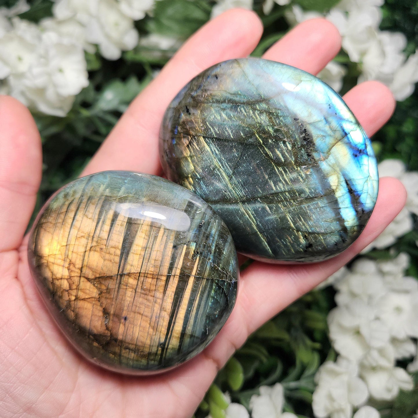 Labradorite Palm Stone