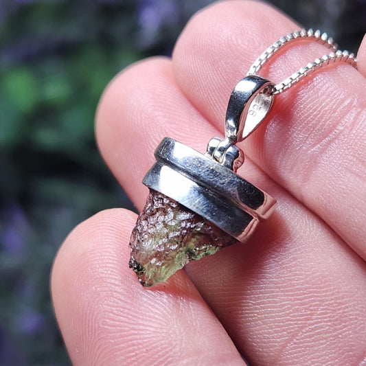 Moldavite Pendant