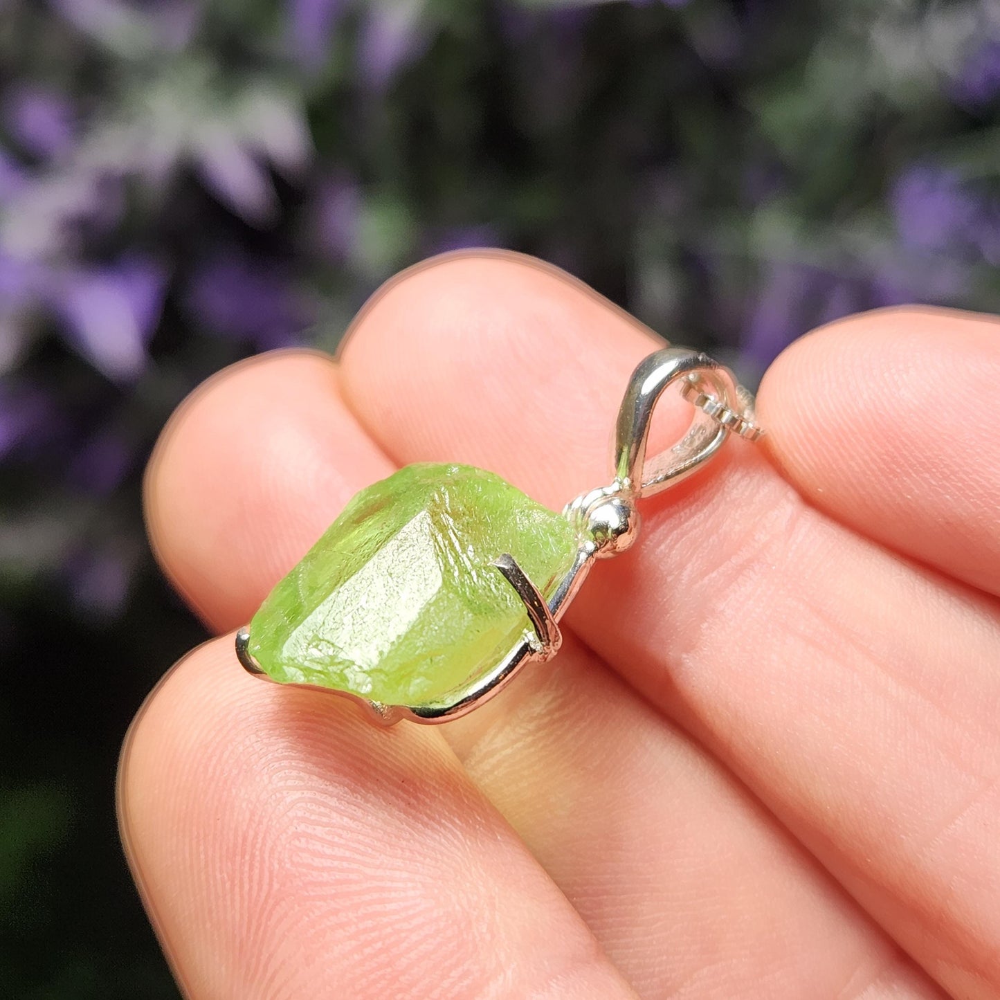 Terminated Peridot Pendant