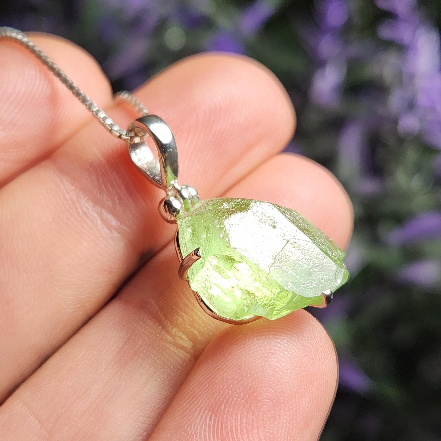 Terminated Peridot Pendant