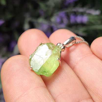 Terminated Peridot Pendant