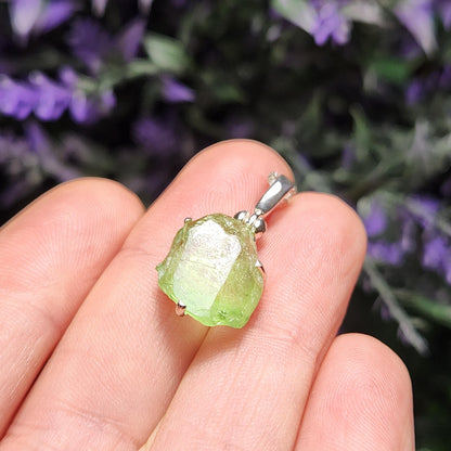 Terminated Peridot Pendant