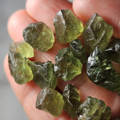 Raw Green Apatite Crystal