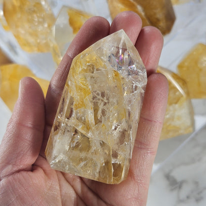 Golden Healer Quartz Tower