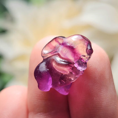 Rainbow Fluorite Rabbit