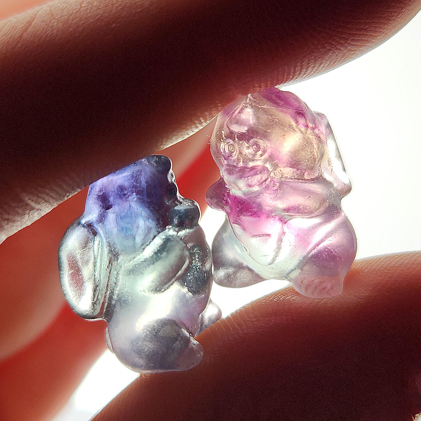 Rainbow Fluorite Rabbit