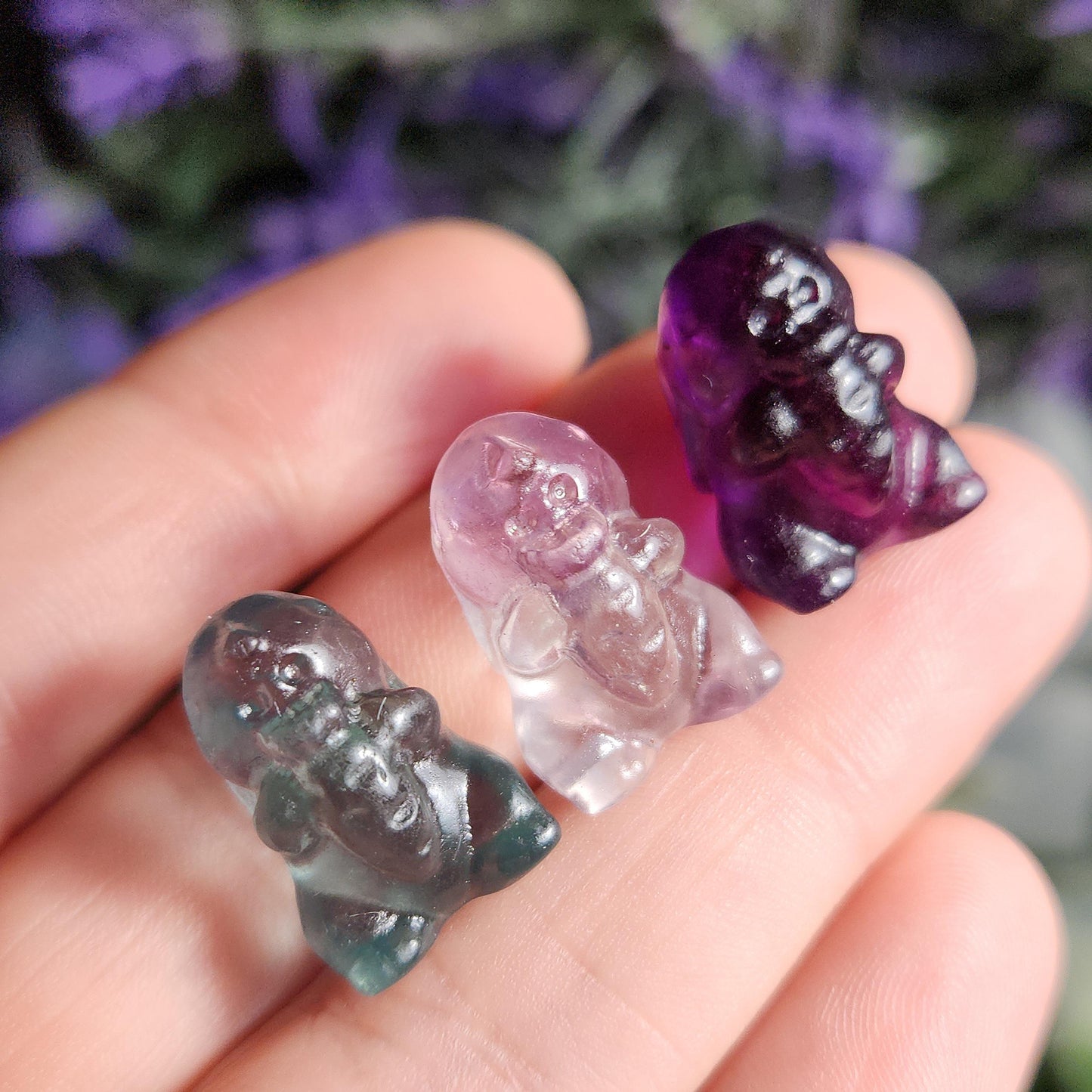 Rainbow Fluorite Rabbit