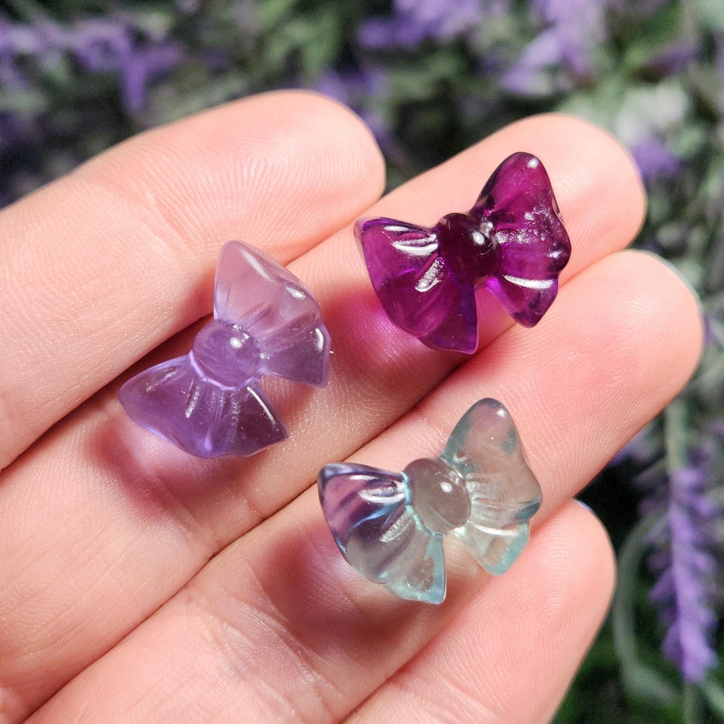 Rainbow Fluorite Bow