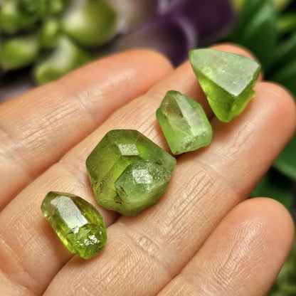 Terminated Peridot Crystal