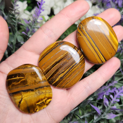 Tiger Iron Palm Stone Crystal (1.25"+), Tigers Eye Polished Specimen