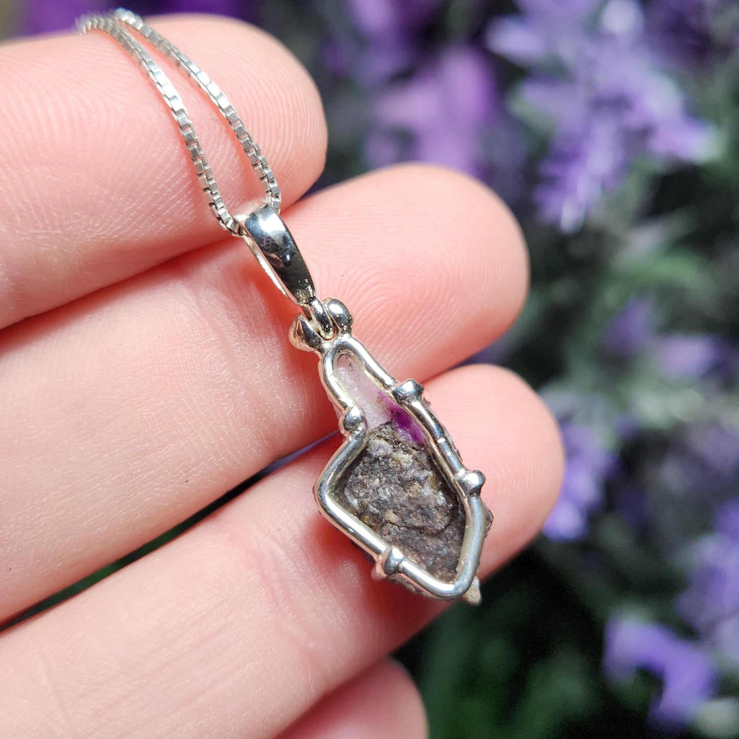 Raw Sugilite Pendant