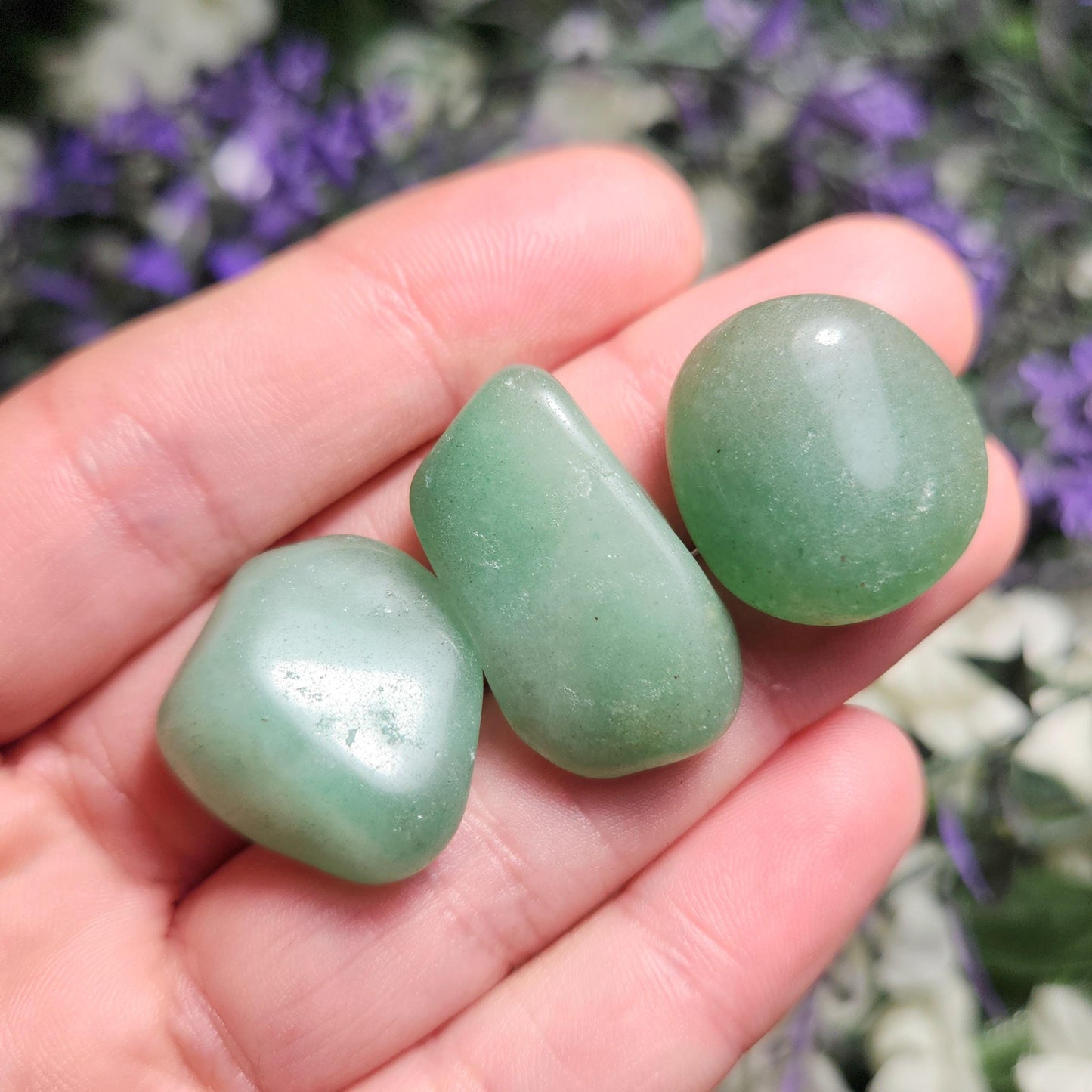 Green Aventurine Crystal (0.75"+), Polished Aventurine Tumble