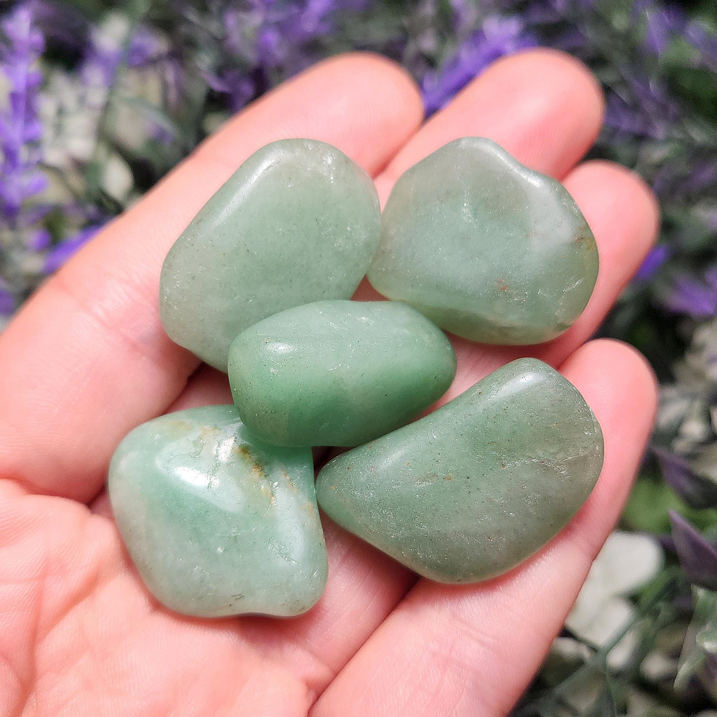 Green Aventurine Crystal (0.75"+), Polished Aventurine Tumble