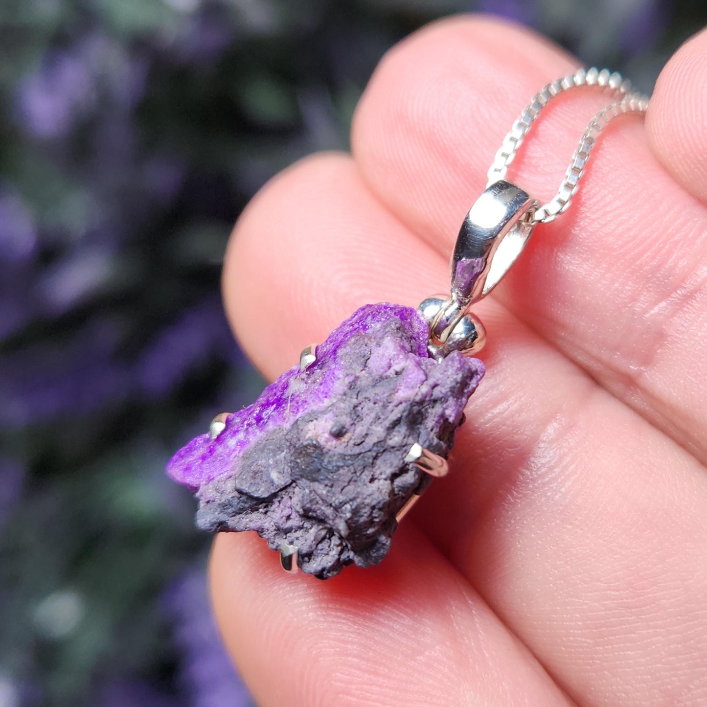 Gel Sugilite Pendant