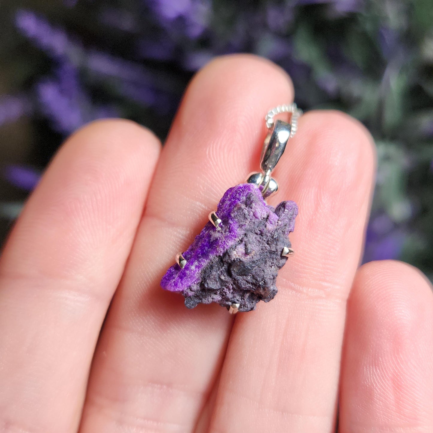 Gel Sugilite Pendant