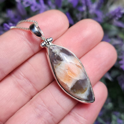 Iolite & Sunstone Pendant