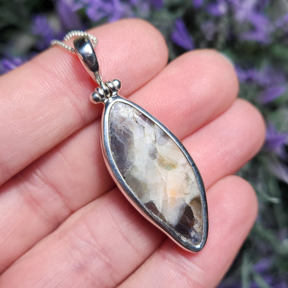 Iolite & Sunstone Pendant