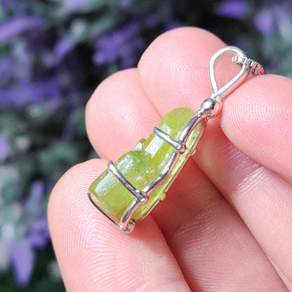 Terminated Peridot Pendant
