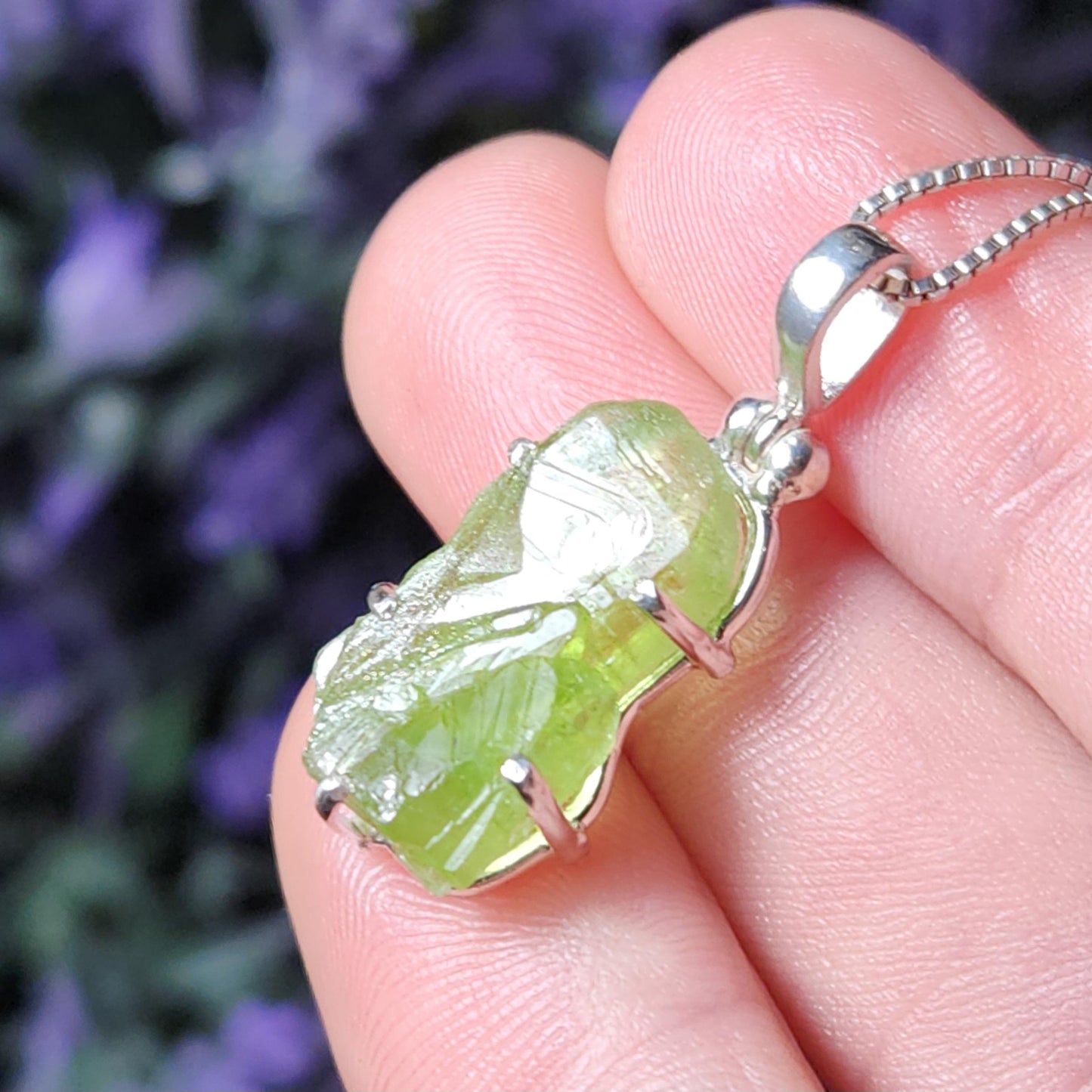 Terminated Peridot Pendant