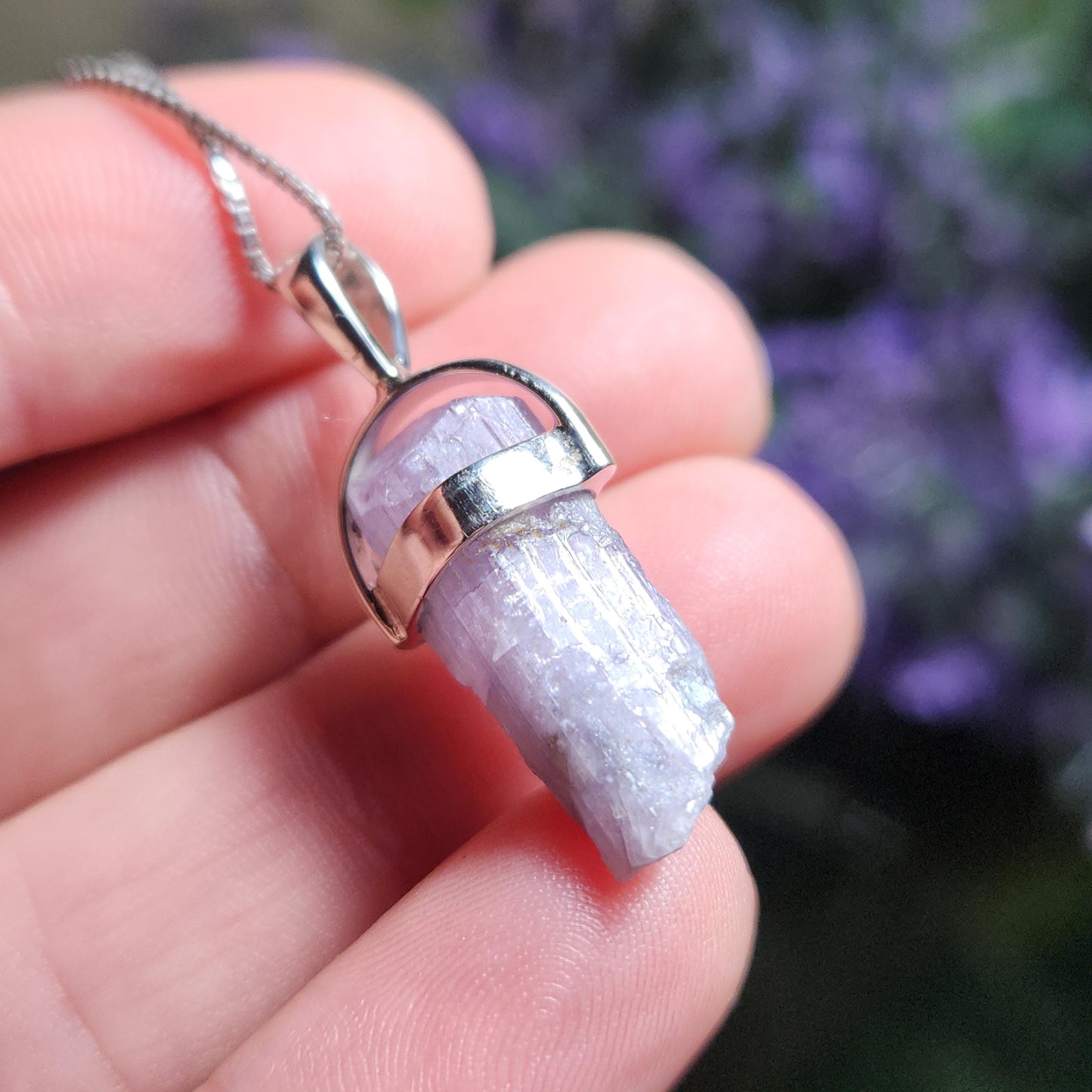 Purple Scapolite Pendant