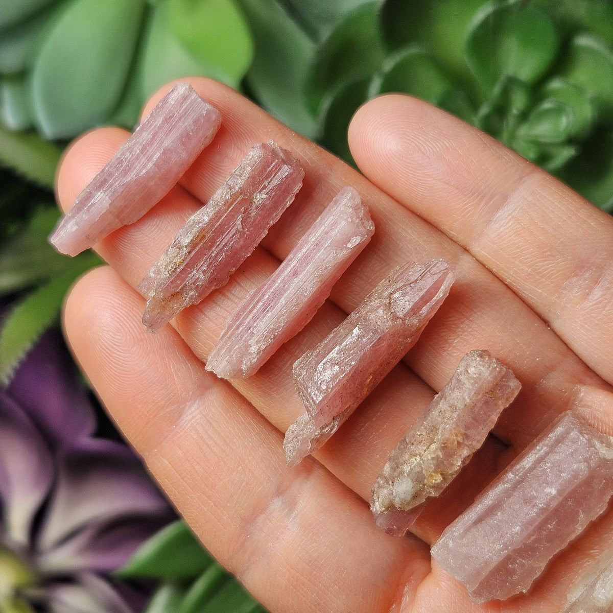 Raw Pink Tourmaline Crystal