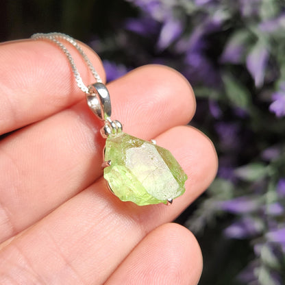 Terminated Peridot Pendant