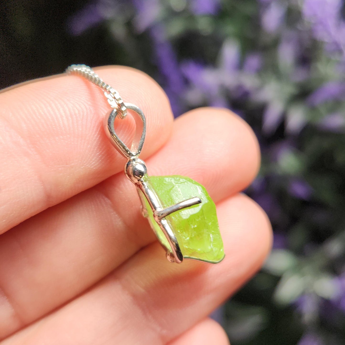 Terminated Peridot Pendant