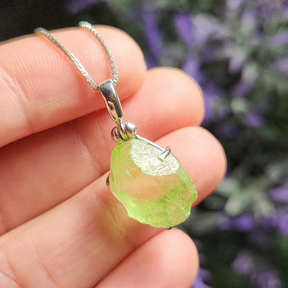 Terminated Peridot Pendant