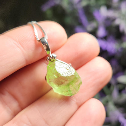 Terminated Peridot Pendant