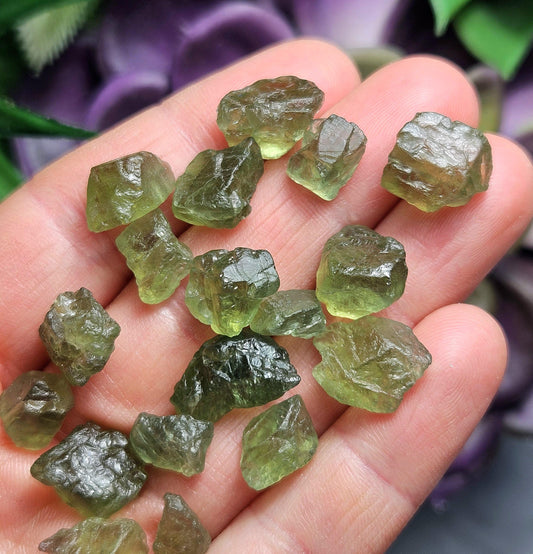 Raw Green Apatite Crystal