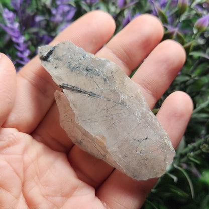 Blue Tourmaline in Quartz