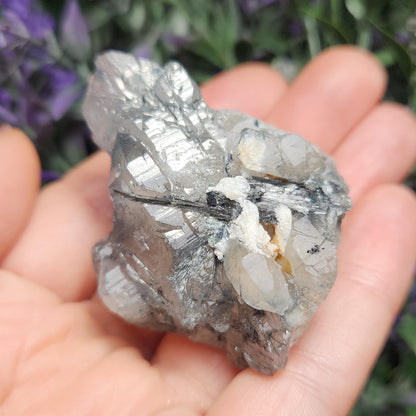 Blue Tourmaline in Quartz