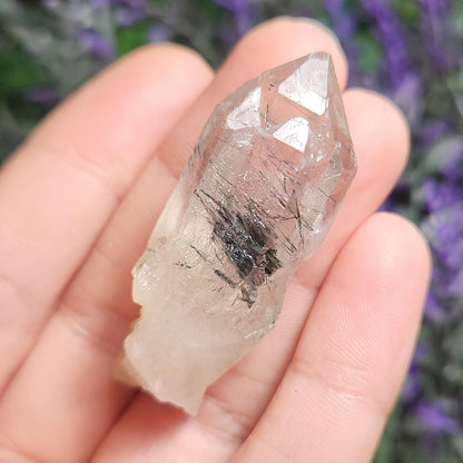 Blue Tourmaline in Quartz