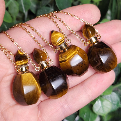 Tiger's Eye Gemstone Jar