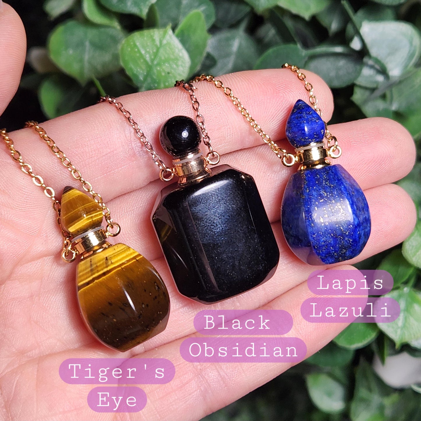 Tiger's Eye Gemstone Jar