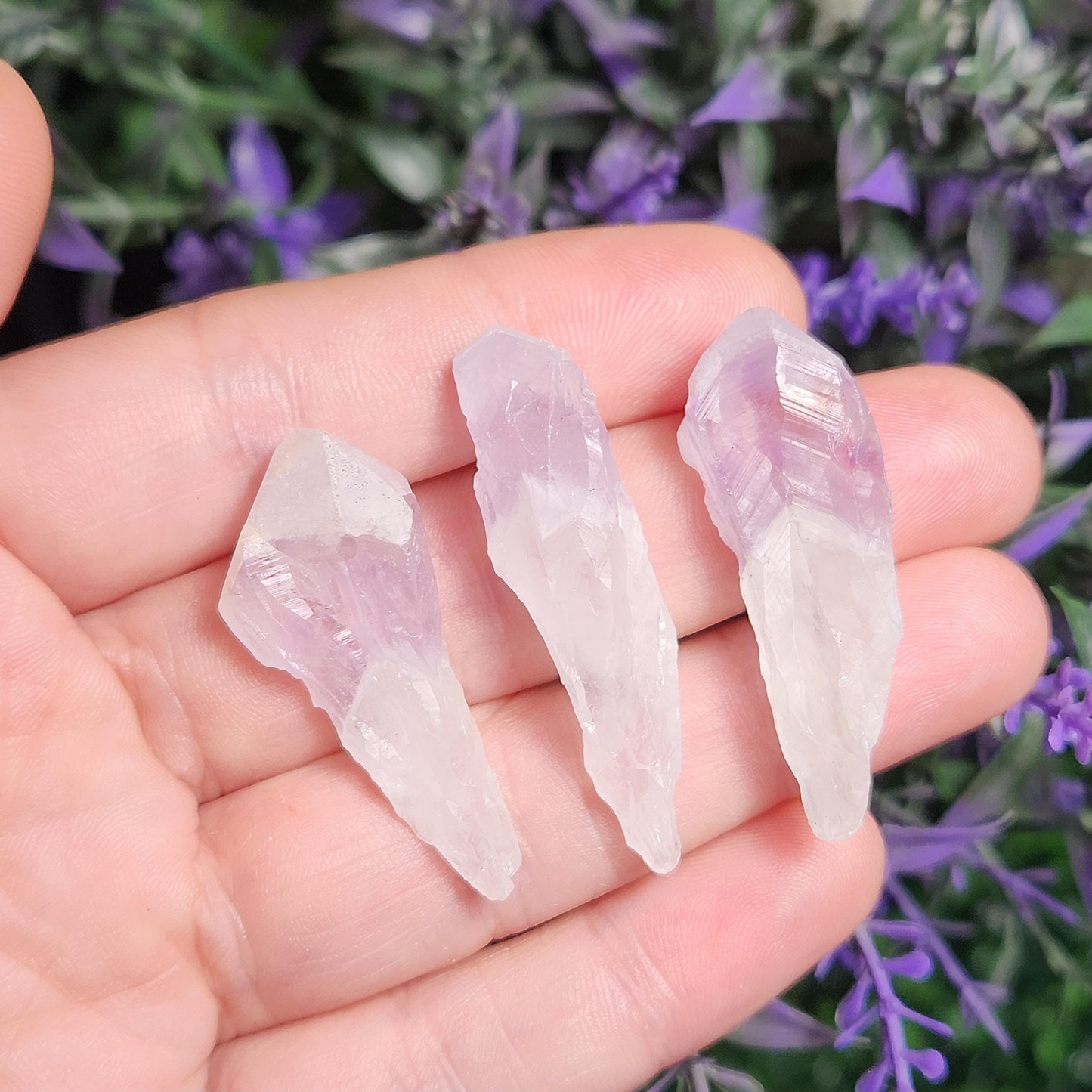Sugar Capped Amethyst Points
