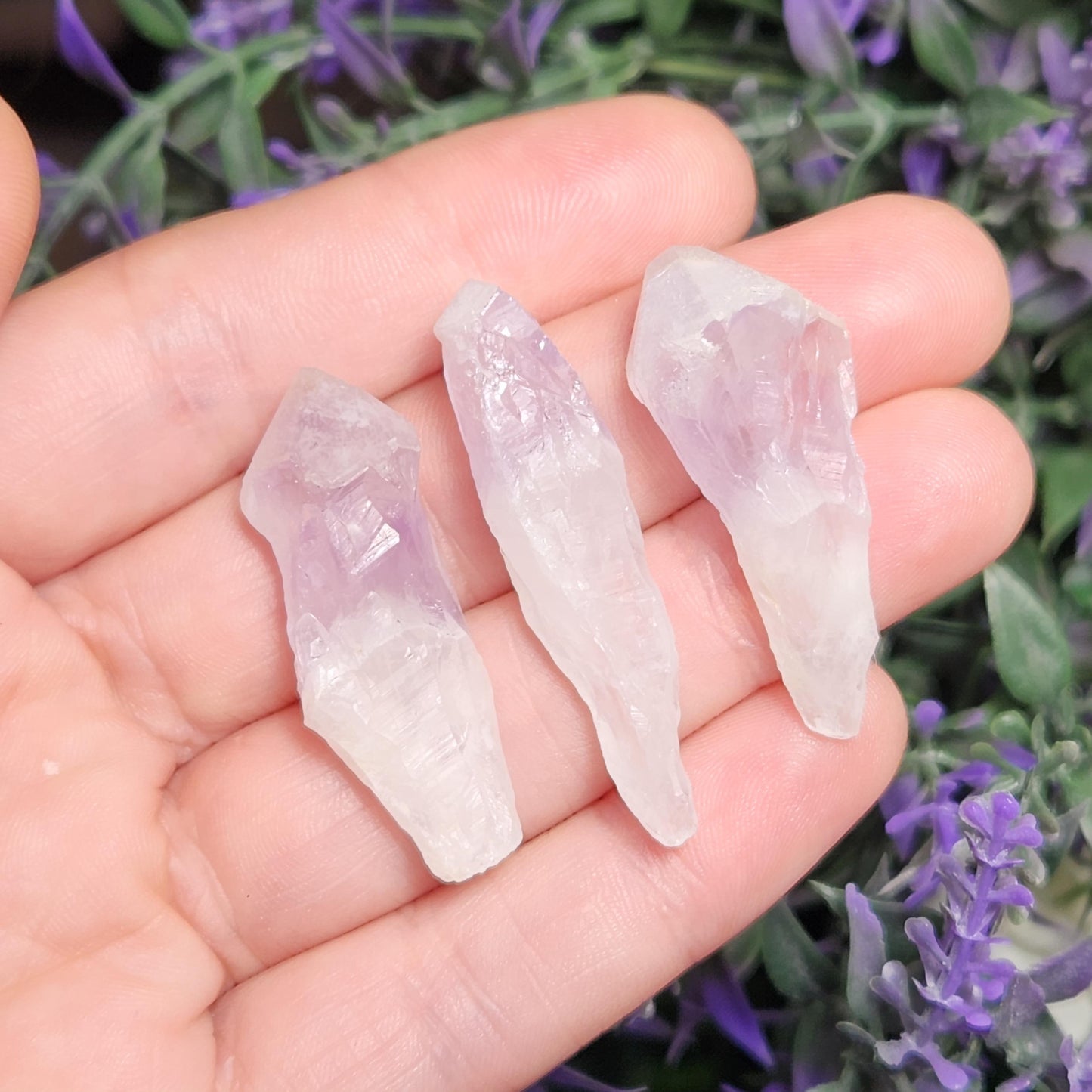Sugar Capped Amethyst Points