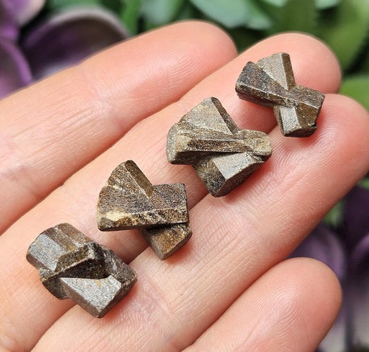 Staurolite Fairy Cross Crystal
