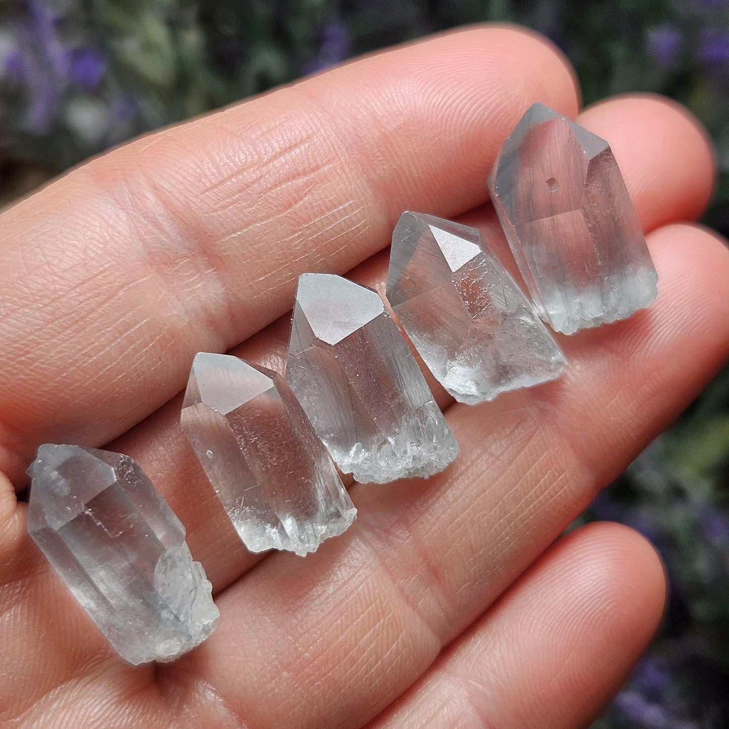 Fibrous Blue Tourmaline in Quartz