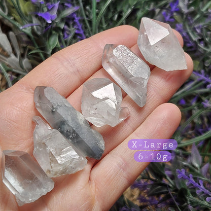 Fibrous Blue Tourmaline in Quartz