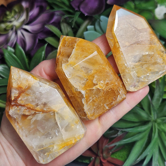 Golden Healer Quartz Tower
