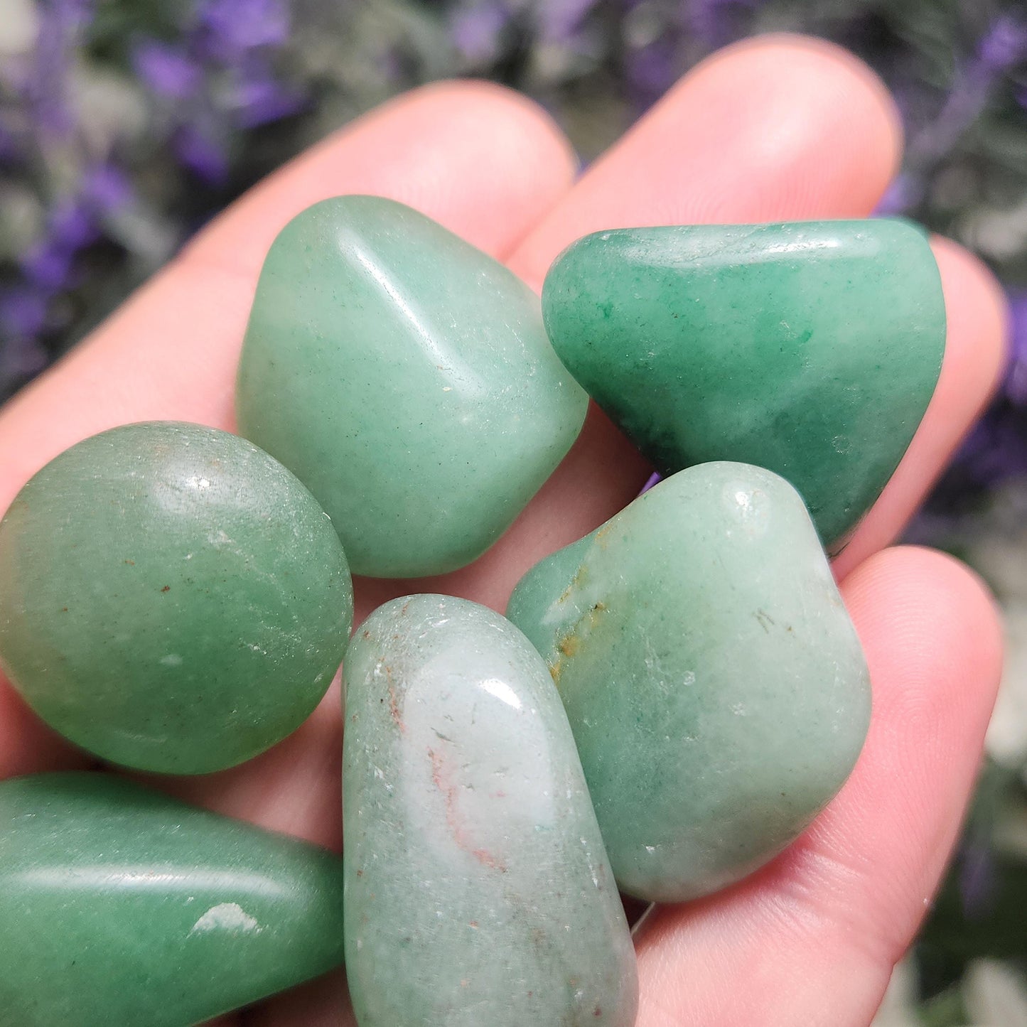 Green Aventurine Crystal (0.75"+), Polished Aventurine Tumble