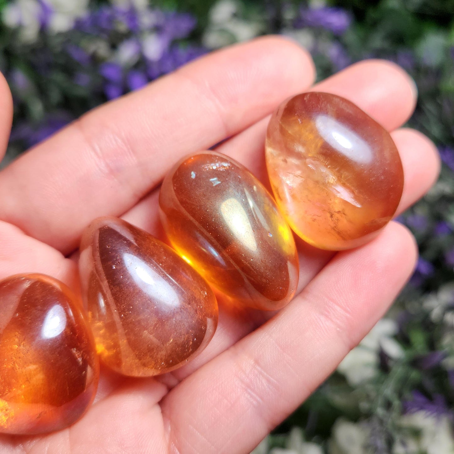 Tangerine Aura Quartz