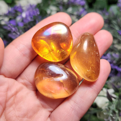 Tangerine Aura Quartz