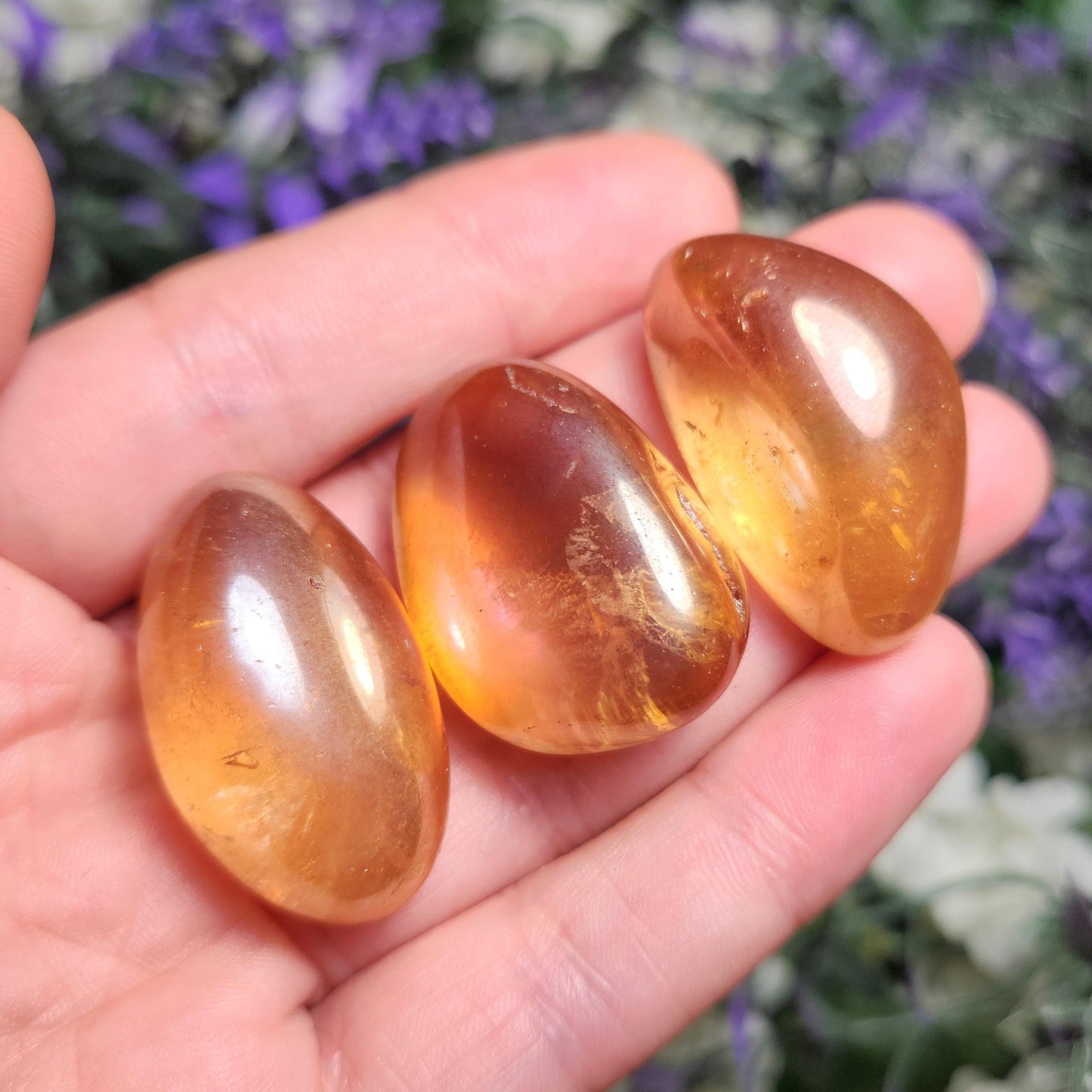 Tangerine Aura Quartz