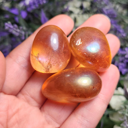 Tangerine Aura Quartz