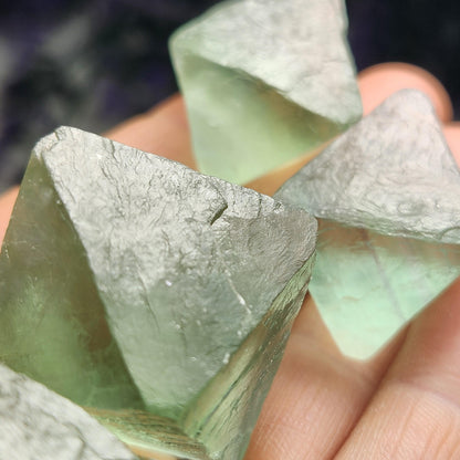 XL Green Fluorite Octahedron