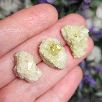 Green Vesuvianite Cluster